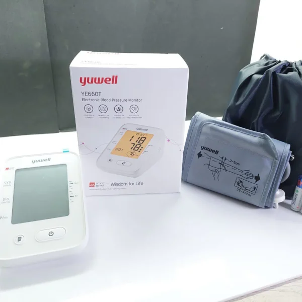 Yuwell Blood Pressure Machine With Back Light and Voice 660F - Image 2